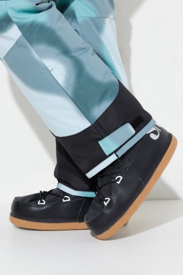 Ulla Popken Hyprar Ski Pants Waterproof Velcro Closure Shaped Knees Ice Green - Slidinėjimo apranga - 