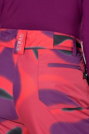 Ulla Popken Hyprar Ski Pants Waterproof Velcro Closure Shaped Knees Berry Pink - Slidinėjimo apranga - 