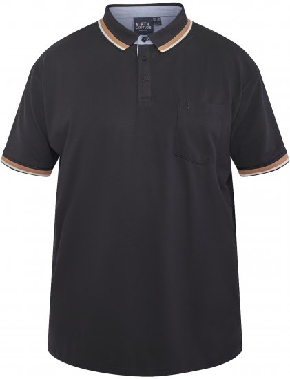 North Latitude 61128 Superflex Pikė Polo Marškinėliai Juoda - Polo marškinėliai - Polo marškinėliai - 2XL-8XL