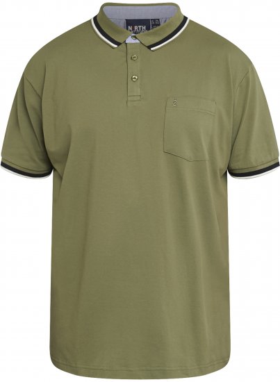 North Latitude 61128 Superflex Pikė Polo Marškinėliai Alyvuogių Žalia - Polo marškinėliai - Polo marškinėliai - 2XL-8XL
