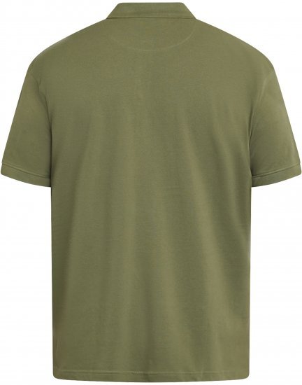 North Latitude 61129 Pikė Polo su Siuvinėjimu ant Krūtinės Alyvuogių Žalia - Polo marškinėliai - Polo marškinėliai - 2XL-8XL