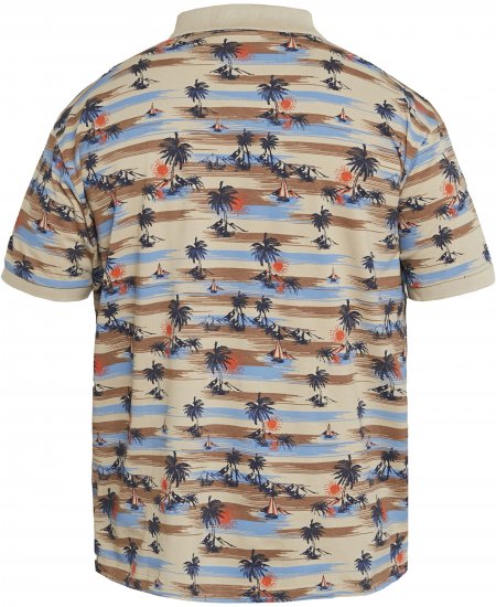 North Latitude 61133 Pikė Polo su Visu Paviršiumi Spauda Smėlio - Polo marškinėliai - Polo marškinėliai - 2XL-8XL