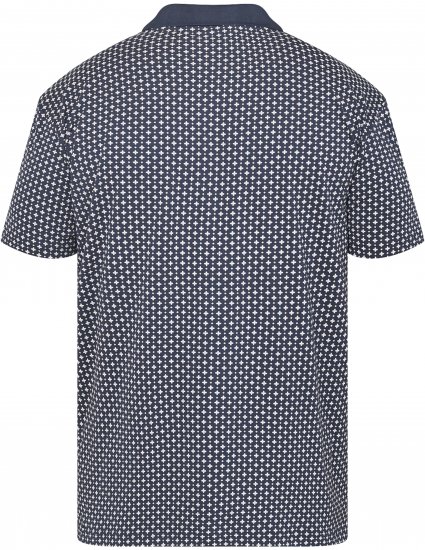 North Latitude 61134 Džersio Polo su Visu Paviršiumi Spauda Tamsiai Mėlyna - Polo marškinėliai - Polo marškinėliai - 2XL-8XL