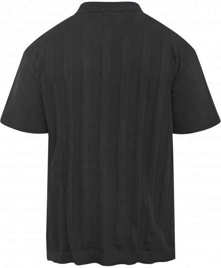 North Latitude 61329 Megztas Polo Marškinėliai Trumpomis Rankovėmis Juoda - Polo marškinėliai - Polo marškinėliai - 2XL-8XL