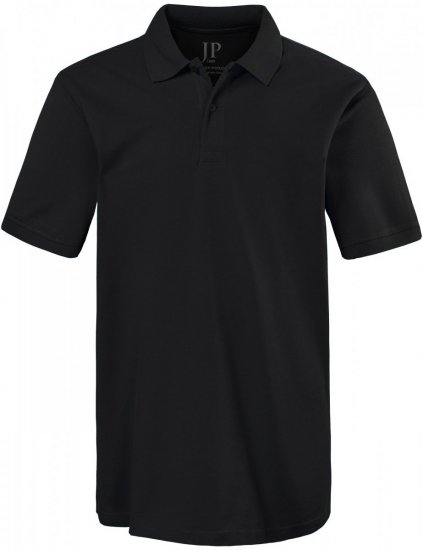 JP1880 702560 Medvilniniai polo marškinėliai Juodi - Polo marškinėliai - Polo marškinėliai - 2XL-8XL