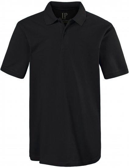 JP1880 Basic Sporty Classic Polo Shirt Short Sleeve Black TALL - TALL polo marškinėliai - 