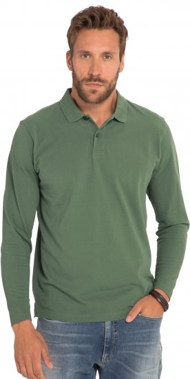 JP1880 Polo Shirt Long Sleeve Pique Cactus - Polo marškinėliai - Polo marškinėliai - 2XL-8XL