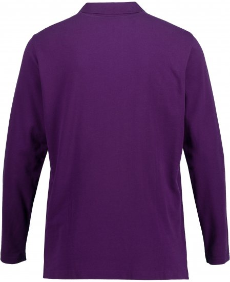 JP1880 Polo Shirt Long Sleeve Pique Purple - Polo marškinėliai - Polo marškinėliai - 2XL-8XL