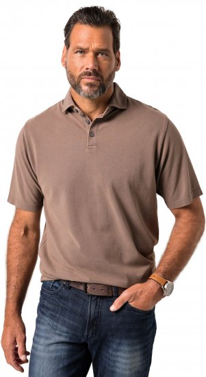 JP1880 Polo Shirt Short Sleeve Pique Vintage Brown - Polo marškinėliai - Polo marškinėliai - 2XL-8XL