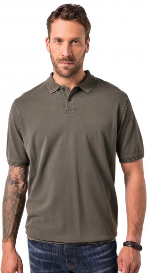 JP1880 Polo Shirt Pique Vintage Mocha - Polo marškinėliai - Polo marškinėliai - 2XL-8XL