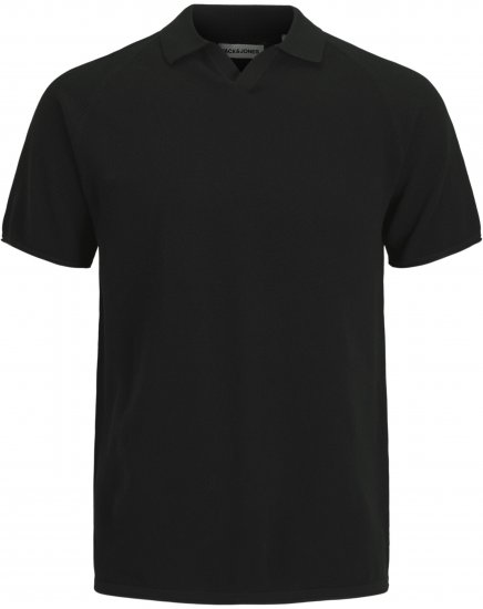 Jack & Jones Hill Polo Marškinėliai Trumpomis Rankovėmis Juodi - Polo marškinėliai - Polo marškinėliai - 2XL-8XL