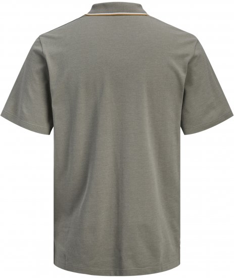 Jack & Jones Blaze Short Sleeve Polo Grey - Polo marškinėliai - Polo marškinėliai - 2XL-8XL