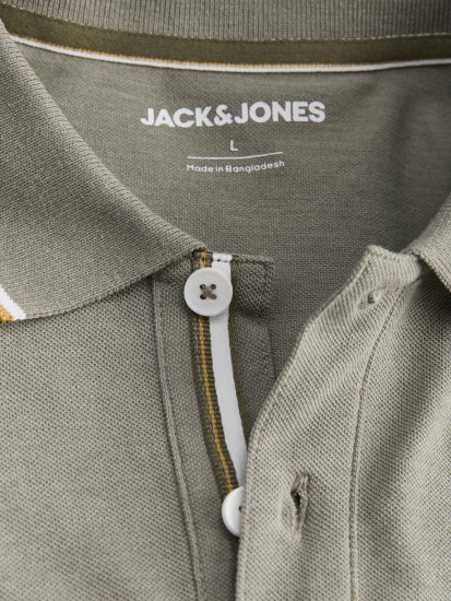 Jack & Jones Blaze Short Sleeve Polo Grey - Polo marškinėliai - Polo marškinėliai - 2XL-8XL