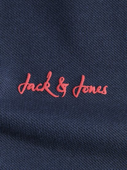 Jack & Jones Blaze Short Sleeve Polo Navy - Polo marškinėliai - Polo marškinėliai - 2XL-8XL