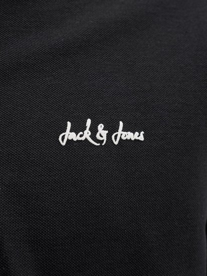 Jack & Jones Blaze Short Sleeve Polo Black - Polo marškinėliai - Polo marškinėliai - 2XL-8XL
