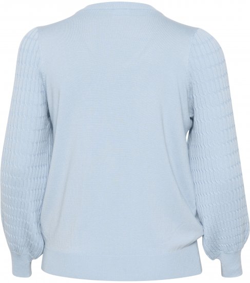 Kaffe Curve Lini Knit Megztinis Celestial Blue - Megztiniai ir džemperiai - 