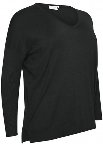 Kaffe Curve Machi Knit Megztinis Gili juoda - Megztiniai ir džemperiai - 