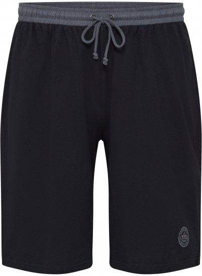North Latitude Pyjama Shorts Black - Pižama/Loungewear - Didelių Dydžių Vyriškos Pižamos