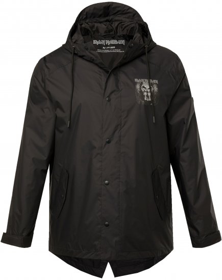 JP1880 Iron Maiden Rain Jacket Black - Sportiniai drabuziai & Outdoor - Dideliu dydziu sportiniai drabuziai vyrams