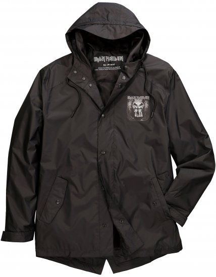 JP1880 Iron Maiden Rain Jacket Black - Sportiniai drabuziai & Outdoor - Dideliu dydziu sportiniai drabuziai vyrams