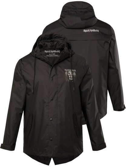 JP1880 Iron Maiden Rain Jacket Black - Sportiniai drabuziai & Outdoor - Dideliu dydziu sportiniai drabuziai vyrams