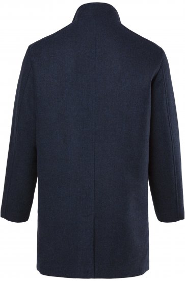 Boston Park Coat Two-Tone Wool Mix Navy - Didelės vyriškos striukės - Didelės vyriškos striukės