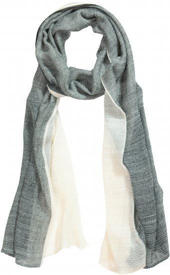 Ulla Popken Two Tone Scarf Grey - Aksesuarai - 