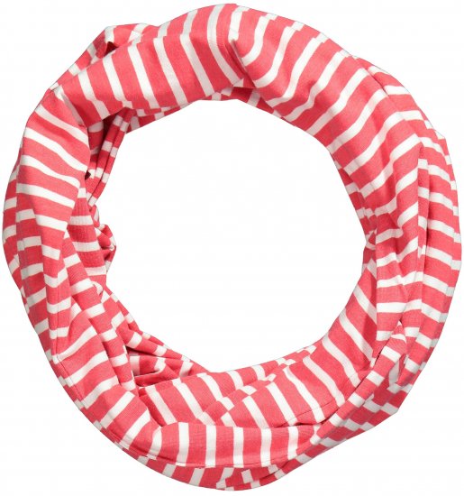 Ulla Popken Striped Infinity Scarf Light Pink - Aksesuarai - 