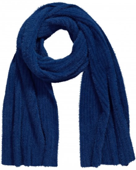Ulla Popken Ribbed Knit Scarf Navy - Aksesuarai - 