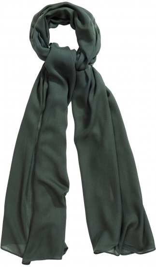 Ulla Popken Lightweight Scarf Olive Grey - Aksesuarai - 