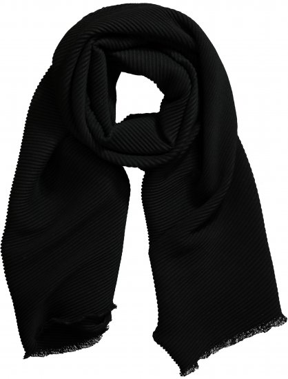 Ulla Popken Pleated Lightweight Scarf Navy - Aksesuarai - 