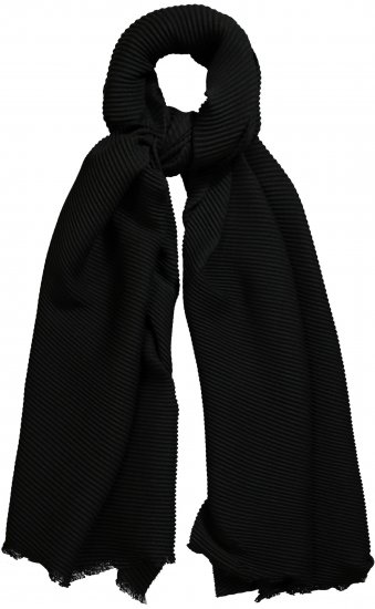 Ulla Popken Pleated Lightweight Scarf Navy - Aksesuarai - 