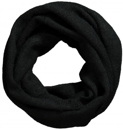 Ulla Popken Knit Infinity Scarf Black - Aksesuarai - 