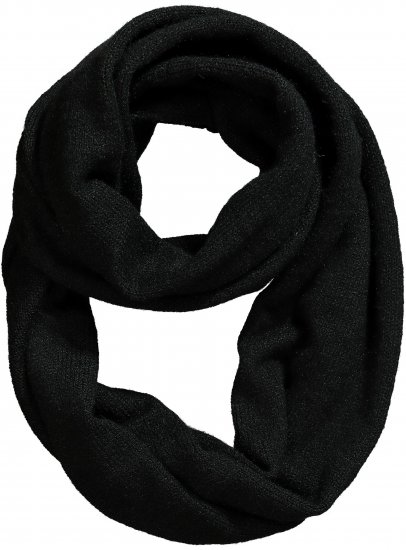 Ulla Popken Knit Infinity Scarf Black - Aksesuarai - 