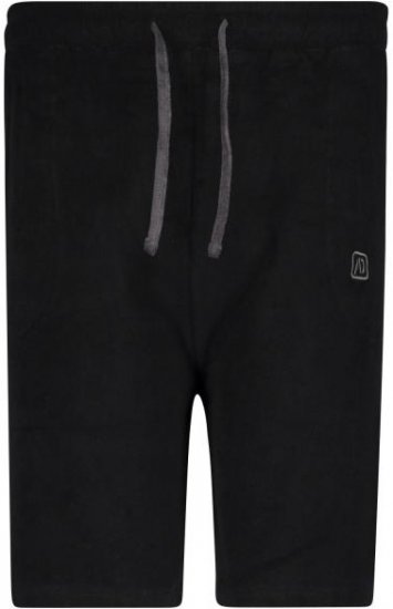 Adamo Terry Shorts Black - Didelių dydžių drabužiai - Didelių dydžių rūbai vyrams