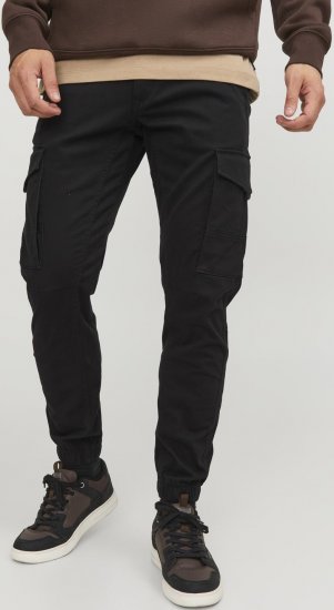 Jack & Jones Paul Flake Cargo Pants Black - Džinsai ir kelnės - Džinsai ir Kelnės - W40-W70