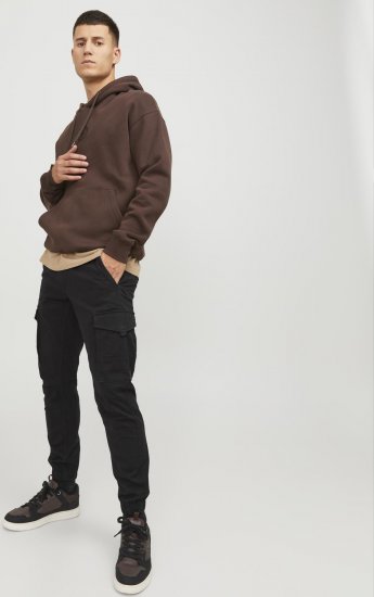 Jack & Jones Paul Flake Cargo Pants Black - Džinsai ir kelnės - Džinsai ir Kelnės - W40-W70