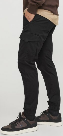 Jack & Jones Paul Flake Cargo Pants Black - Džinsai ir kelnės - Džinsai ir Kelnės - W40-W70