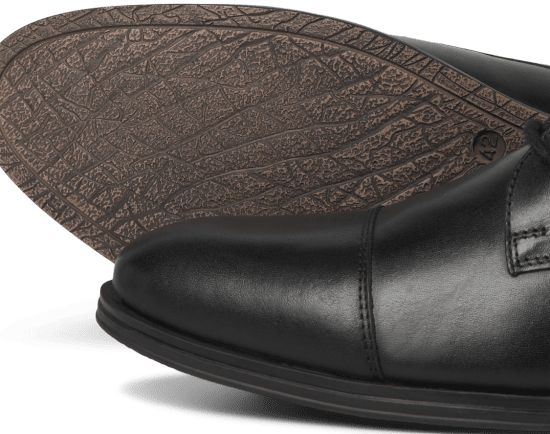 Jack & Jones Raymond Leather Shoes Anthracite - Vyriški batai 40-52 - 