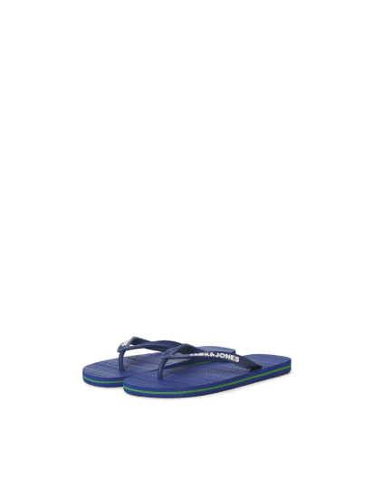 Jack & Jones Basic Flip Flop Slippers Blue Quartz - Vyriški batai 40-52 - 