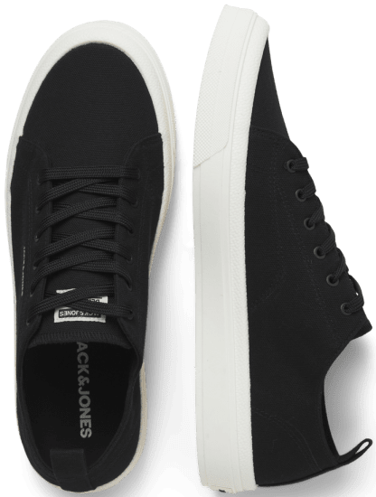 Jack & Jones Bayswater Canvas Sneakers Anthracite - Vyriški batai 40-52 - 