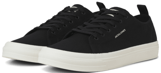 Jack & Jones Bayswater Canvas Sneakers Anthracite - Vyriški batai 40-52 - 