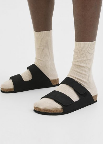 Jack & Jones Central Strap Sandals Anthracite - Vyriški batai 40-52 - 