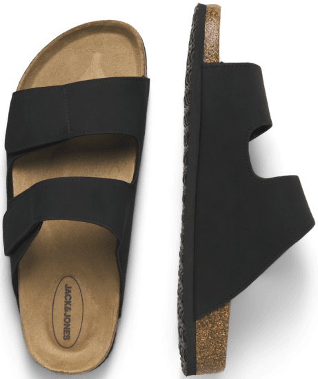 Jack & Jones Central Strap Sandals Anthracite - Vyriški batai 40-52 - 