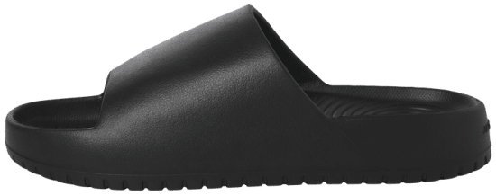 Jack & Jones Ripple Moulded Slider Slippers Anthracite - Vyriški batai 40-52 - 