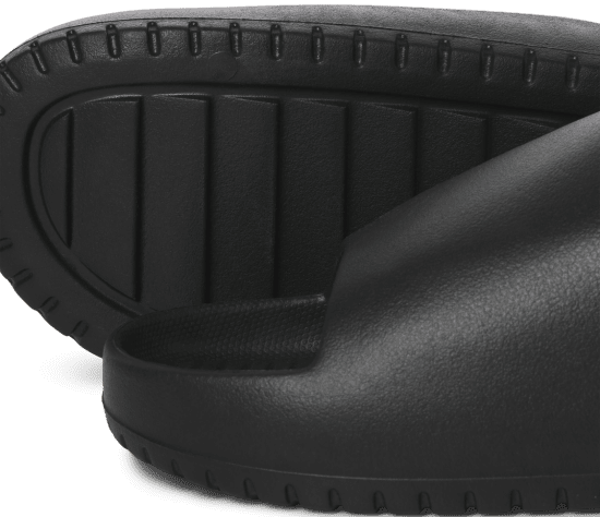 Jack & Jones Ripple Moulded Slider Slippers Anthracite - Vyriški batai 40-52 - 