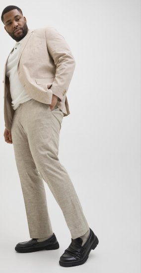 Jack & Jones Riviera Dress pants Beige - Džinsai ir kelnės - Džinsai ir Kelnės - W40-W70