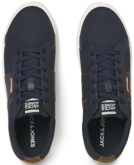 Jack & Jones Watmos Canvas Sneakers Navy Blazer - Vyriški batai 40-52 - 