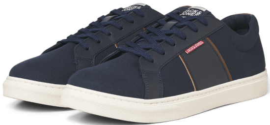 Jack & Jones Watmos Canvas Sneakers Navy Blazer - Vyriški batai 40-52 - 