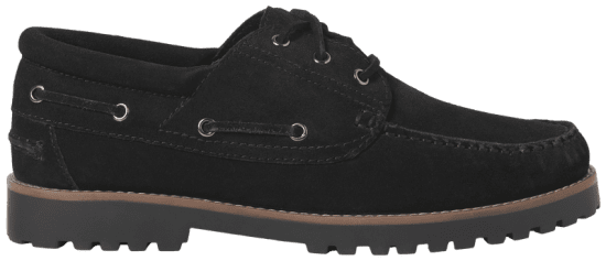 Jack & Jones Brooklyn Suede Boat Shoes Black - Vyriški Batai 40-52 - 